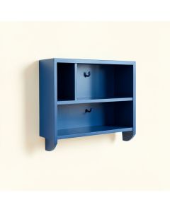 Juniper Bridge Wall-Mounted Entryway Organizer Shelf - Blue (synthetic illustration; no displayed measurements)