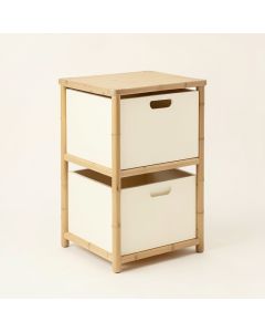 Briar Brook Freestanding Pull-Out Hamper Cabinet - Cream (synthetic illustration; no displayed measurements)
