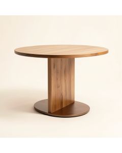 Leon Drum Dining Table (synthetic illustration; no displayed measurements)