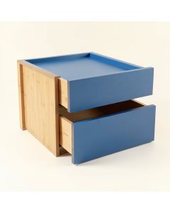 Cliff Crossing Under-Desk Drawer Unit - Blue (synthetic illustration; no displayed measurements)