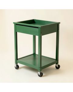 Bay Bridge Empty Rolling Workshop Cart - Green (synthetic illustration; no displayed measurements)