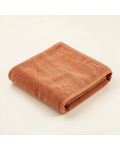 Cliff Dale Bath Towel - Terracotta (synthetic illustration; no displayed measurements)