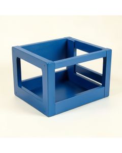 Alder Branch Empty Furniture-Style Pet Crate - Blue (synthetic illustration; no displayed measurements)