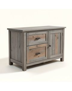 Kaylin 65.91 '' Wide 3 Drawer Pine Wood Buffet Table (synthetic illustration; no displayed measurements)