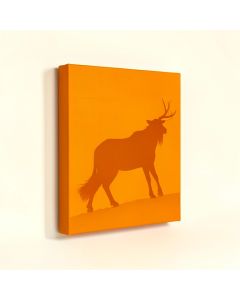 Sunny Stag Wall Art On Canvas (synthetic illustration; no displayed measurements)