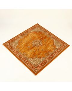 Valenzuela Oriental Orange Area Rug (synthetic illustration; no displayed measurements)