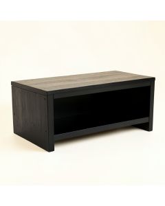 Moss Dale Shoe Storage Bench - Black (synthetic illustration; no displayed measurements)