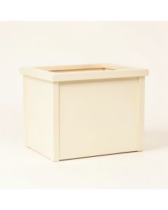 Dawn Crossing Closed Outdoor Storage Box - Cream (synthetic illustration; no displayed measurements)