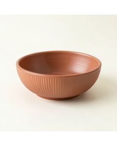 Vale Brook Dining Bowl - Terracotta (synthetic illustration; no displayed measurements)