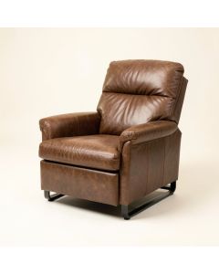 31.6 '' Wide Faux Leather Manual Swivel Ergonomic Recliner (synthetic illustration; no displayed measurements)