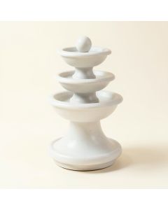 Grecian Acrylic 3 Tier Floating Pool Fountain (synthetic illustration; no displayed measurements)