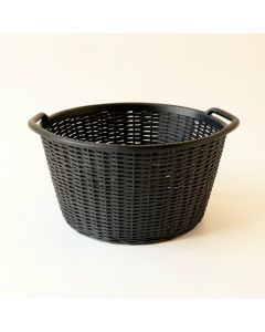 Vale Crest Empty Storage Basket - Black (synthetic illustration; no displayed measurements)