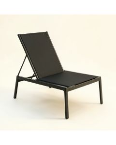 Olive Brook Outdoor Lounge Chair - Black (synthetic illustration; no displayed measurements)