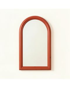 Brook Brook Framed Wall Mirror - Terracotta (synthetic illustration; no displayed measurements)