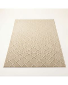 Oak Bluff Rectangular Area Rug - Beige (synthetic illustration; no displayed measurements)