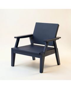 Birch Branch Outdoor Lounge Chair - Navy (synthetic illustration; no displayed measurements)