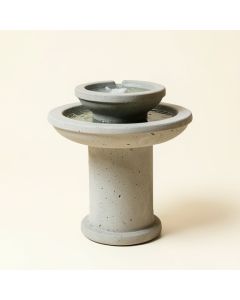 Bird Concrete Garden Terrace Fountain (synthetic illustration; no displayed measurements)