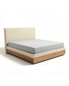 Preusser Upholstered Panel Bed (synthetic illustration; no displayed measurements)