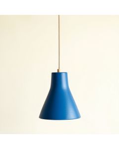Juniper Dale Pendant Light Suspended From One Plain Cable - Blue (synthetic illustration; no displayed measurements)