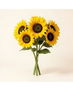 Sunflower Bouquet Sunflowers Stem (synthetic illustration; no displayed measurements)