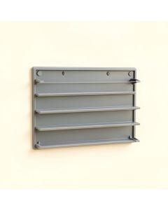 Linden Bluff Empty Wall-Mounted Tool Organizer Panel - Gray (synthetic illustration; no displayed measurements)