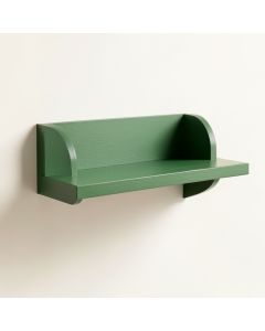Field Canyon Wall-Mounted Shelf - Green (synthetic illustration; no displayed measurements)
