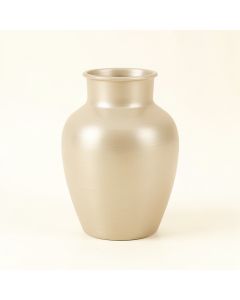 River Arc Empty Decorative Vase - Beige (synthetic illustration; no displayed measurements)