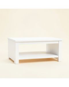 Willow Crest Narrow Outdoor Storage Bench - White (synthetic illustration; no displayed measurements)