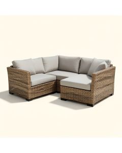 Ajete Patio Sectional With Cushions (synthetic illustration; no displayed measurements)