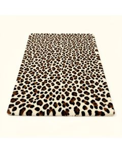 Penley Animal Print Tufted Brown/Black/Ivory Area Rug (synthetic illustration; no displayed measurements)
