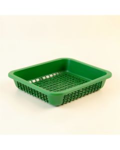 Elm Edge Empty Under-Desk Cable Tray - Green (synthetic illustration; no displayed measurements)
