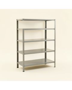 Aspen Bridge Empty Seed-Starting Shelving Unit Without Lights - Gray (synthetic illustration; no displayed measurements)