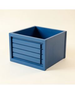 Holly Bluff Empty Furniture-Style Litter Enclosure - Blue (synthetic illustration; no displayed measurements)