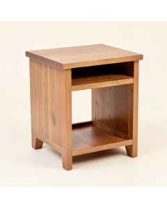 Wilfredo Solid Wood End Table With Storage (synthetic illustration; no displayed measurements)