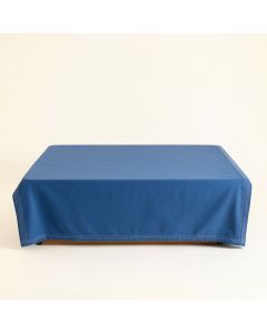Maple Edge Flat Bed Sheet - Blue (synthetic illustration; no displayed measurements)