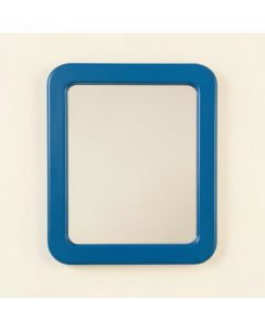 Alder Bend Framed Wall Mirror - Blue (synthetic illustration; no displayed measurements)