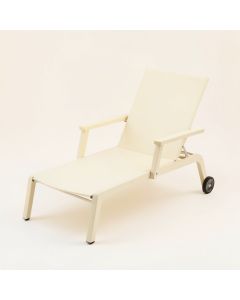 Dune Branch Outdoor Lounge Chair - Cream (synthetic illustration; no displayed measurements)