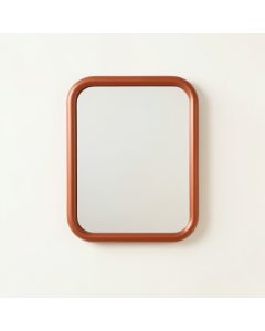 Elm Canyon Framed Wall Mirror - Terracotta (synthetic illustration; no displayed measurements)