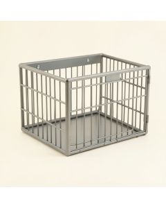 Dune Crossing Empty Furniture-Style Pet Crate - Gray (synthetic illustration; no displayed measurements)