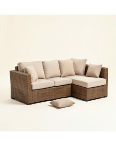 Grandfield Stance Outdoor 5 Piece Rattan Sofa Seating Group Set With Cushions (synthetic illustration; no displayed measurements)