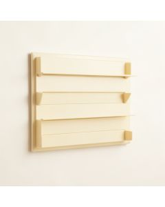 Flint Dale Empty Wall-Mounted Tool Organizer Panel - Ivory (synthetic illustration; no displayed measurements)