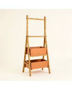 Holly Crest Empty Vertical Garden Frame - Terracotta (synthetic illustration; no displayed measurements)