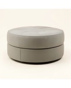 Darell 36 '' Wide Tufted Round Storage Ottoman (synthetic illustration; no displayed measurements)