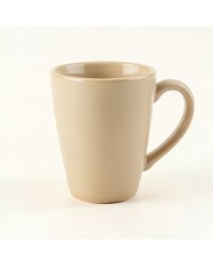 Olive Bend Ceramic Mug - Beige (synthetic illustration; no displayed measurements)