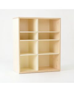 Spruce Dell Freestanding Bookcase - Cream (synthetic illustration; no displayed measurements)