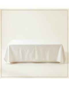 Shore Edge Flat Bed Sheet - White (synthetic illustration; no displayed measurements)