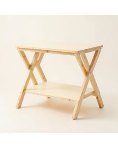 Heath Canyon Side Table - Cream (synthetic illustration; no displayed measurements)