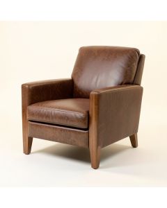 Cedarburg 29.5 '' Wide Genuine Leather Armchair (synthetic illustration; no displayed measurements)