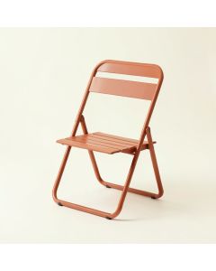 Wren Canyon Folding Outdoor Chair - Terracotta (synthetic illustration; no displayed measurements)
