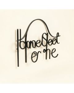 Home Sweet Home Metal Wall Décor (synthetic illustration; no displayed measurements)